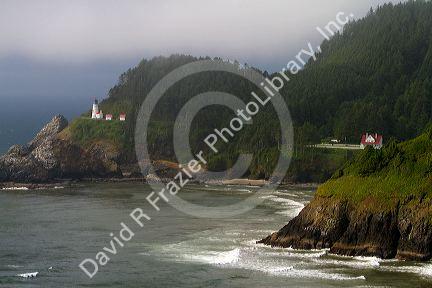 Heceta Head Light is a lighthouse located on the Oregon Coast north of Florence, Oregon, USA.
