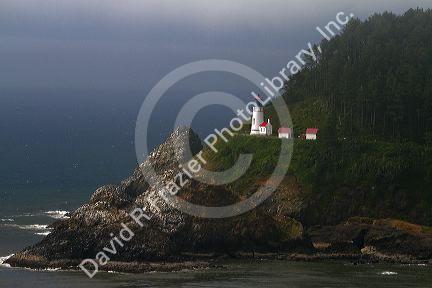 Heceta Head Light is a lighthouse located on the Oregon Coast north of Florence, Oregon, USA.