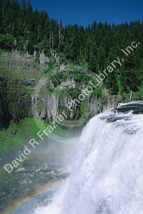 Upper Mesa Falls on Henrys Fork of the Snake River in Idaho.
