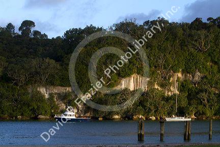 Mercury Bay located on the eastern coast of the Coromandel Peninsula on the North Island of New Zealand.