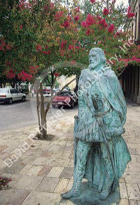Conquistador statue in San Antonio, Texas.