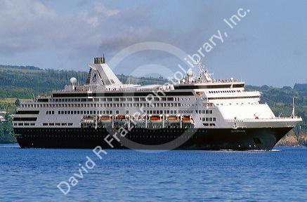 Cruise ship Statendam in Hilo, Hawaii.
