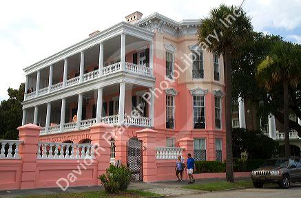 Antebellum mansion in Charleston, South Carolina, USA.