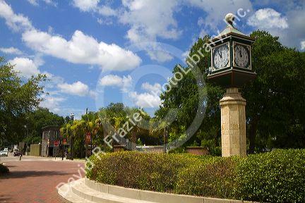 Clock at St. Augustine, Florida, USA