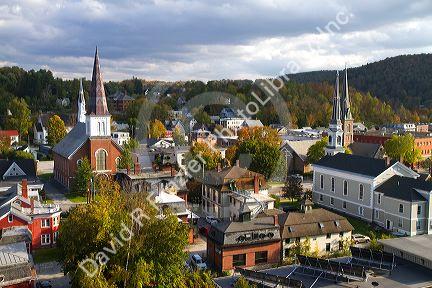 The town of Montpelier, Vermont, USA.