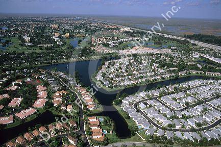 Housing and subdivisions in the northwest section of Miami called Westin, Florida.