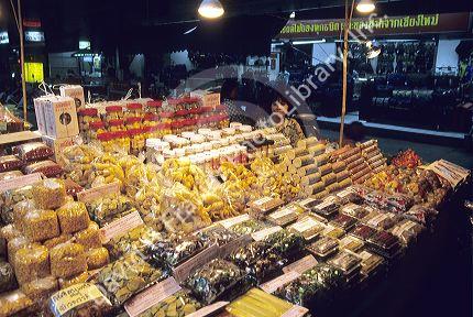 A night market in Chiang Mai, Thailand.