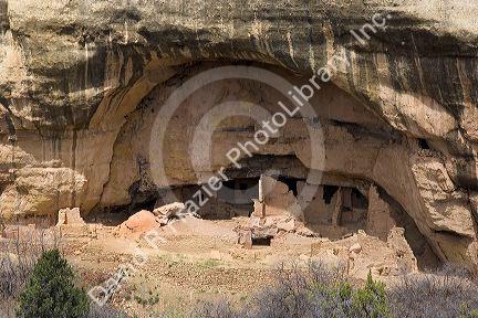 Cliff dwellings in Mesa Verde, Colorado.