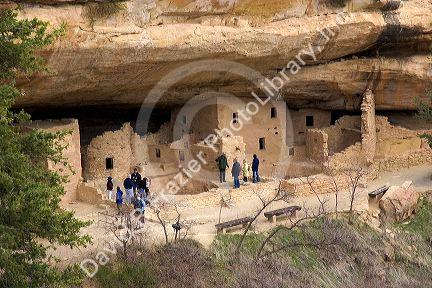 Cliff dwellings in Mesa Verde, Colorado.