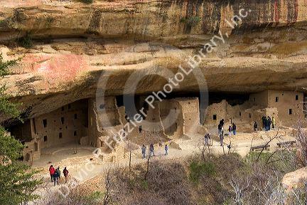 Cliff dwellings in Mesa Verde, Colorado.