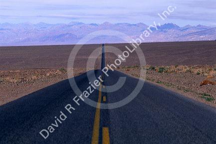 Highway 178 through Death Valley National Park, California.