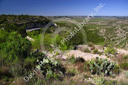 Pecos River Valley near Ft. Lancaster, West Texas.