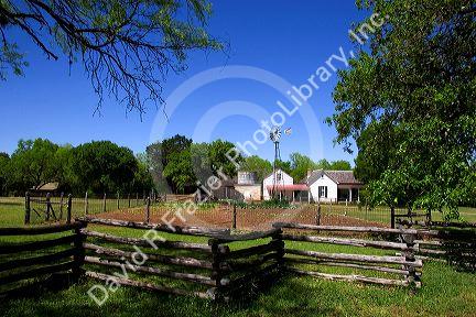The Sauer-Beckman farm at the LBJ Park near Johnson City, Texas.
