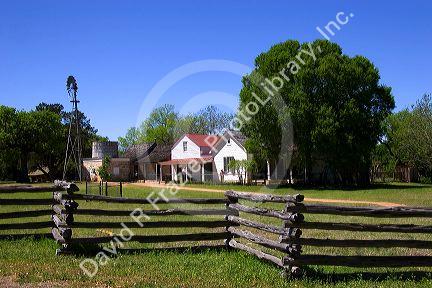 The Sauer-Beckman farm at the LBJ Park near Johnson City, Texas.