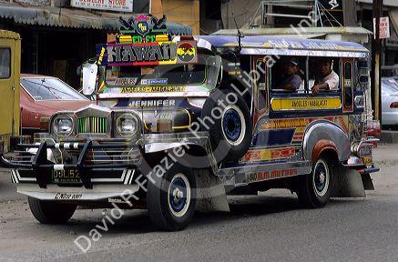 A Jeepney in the Philippines.