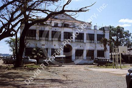 Saigon 1967.  Former French colonial customs house occupied by U.S. Army.  1997 view also available.