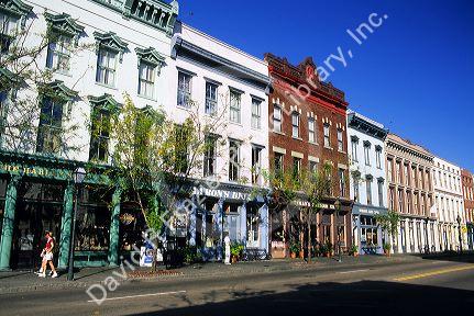 Meeting Street in Charleston, South Carolina.