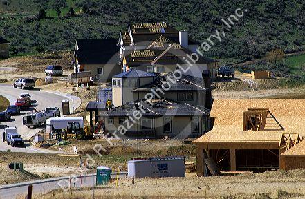 Housing construction in Boise, Idaho.