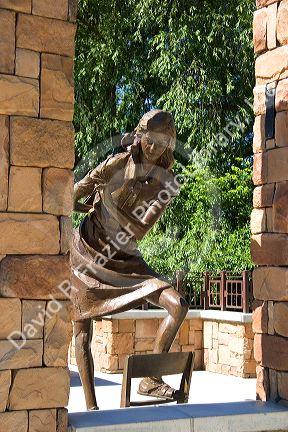 The Idaho Anne Frank Human Rights Memorial, Boise, Idaho.