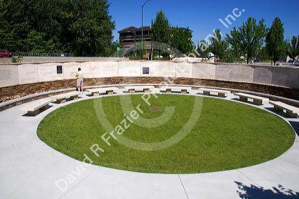 The Idaho Anne Frank Human Rights Memorial, Boise, Idaho.