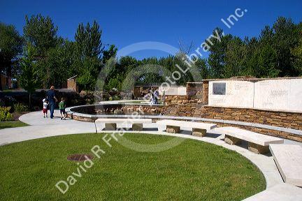 The Idaho Anne Frank Human Rights Memorial, Boise, Idaho.