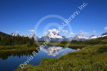 Teton Mountains in Grand Teton National Park, Wyoming.