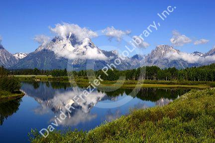 Teton Mountains in Grand Teton National Park, Wyoming.