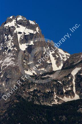 Peaks of the Grand Teton Mountains, Wyoming.