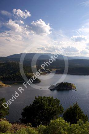 An overview of Flaming Gorge National Recreation Area in Utah.