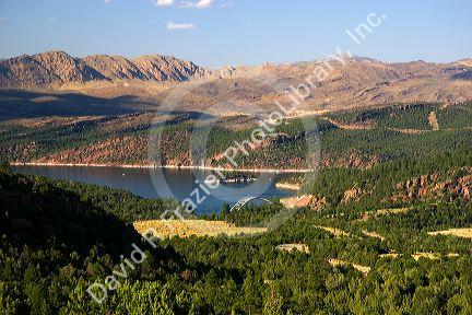 An overview of Flaming Gorge National Recreation Area in Utah.