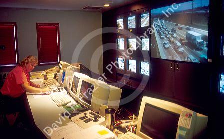 Video traffic control facility in Boise, Idaho.