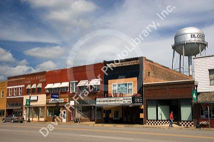 Downtown Bloomfield, Iowa.