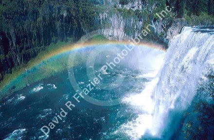 Upper Mesa Falls at Henrys Fork on the Snake River, Idaho.