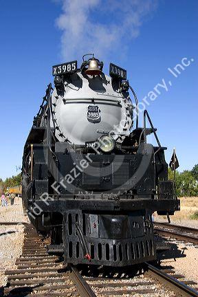 Historic Challenger locomotive steam engine during September 2005 visit to Boise, Idaho.