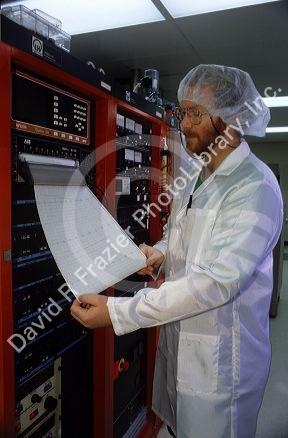 Materials testing at Dupont in Wilmington, Delaware.