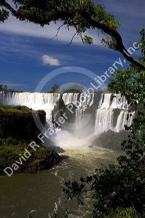 Waterfalls at Iguazu, Argentina.