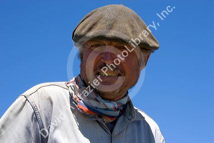 Gaucho cowboy near Neccochea, Argentina.