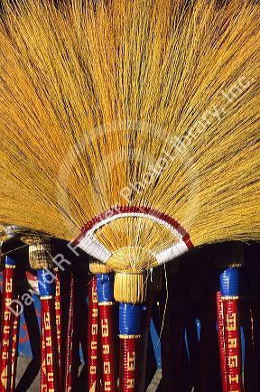 A native broom in the Philippines.