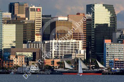 San Diego cityscape, California.