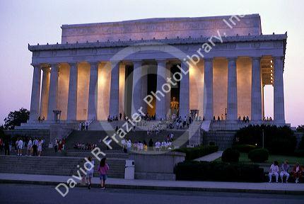 The Lincoln Memorial in Washington DC.