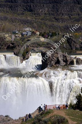 Shoshone Falls on the Snake River in Twin Falls, Idaho.