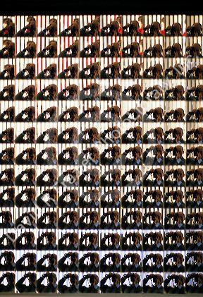 A sculpture of mirrors at Boston's Logan Airport.