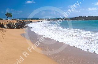 Poipu Beach scene in Hawaii.