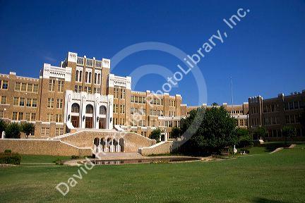 Little Rock Central High School the place where integration of the races began in the south. Little Rock, Arkansas.
