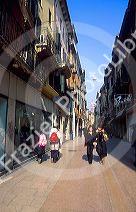 Pedestrian street in Verona, Italy.