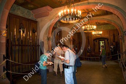 Koenigsbourg Castle interior in Eastern France.