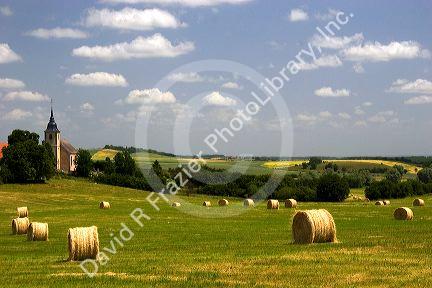 French countryside near Morhange, France.