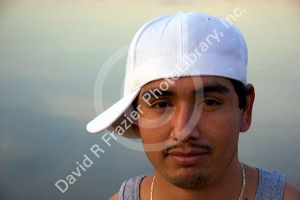 Portrait of a Mexican male.