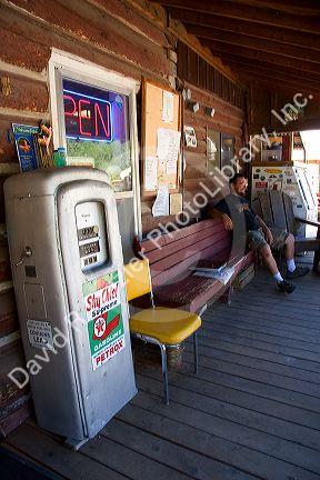 The small town of Yellow Pine, Idaho.