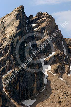 Sawtooth Mountain peak near Stanley, Idaho.